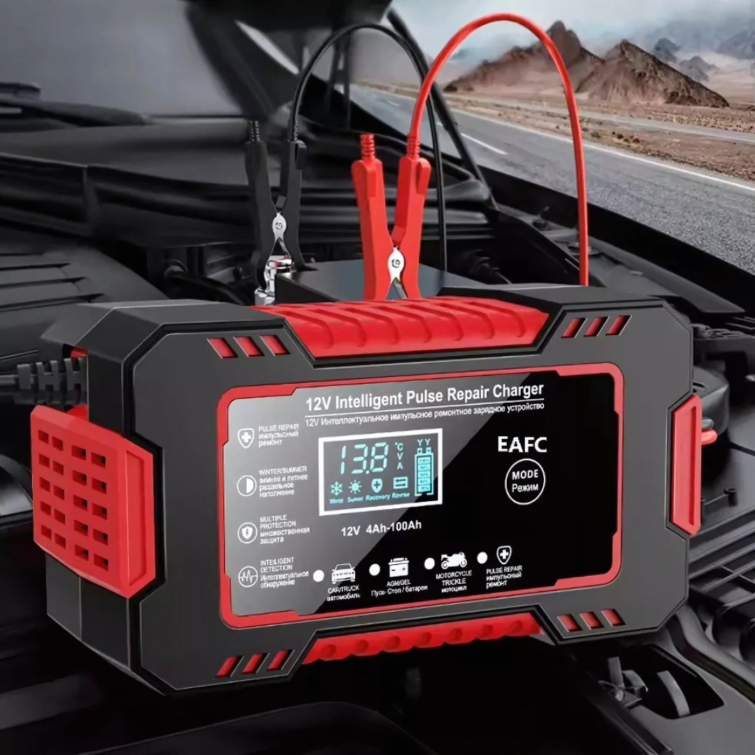 Cargador AutoSpark Revive - Mantén la batería de tu coche como nueva, sin esfuerzo y sin talleres.