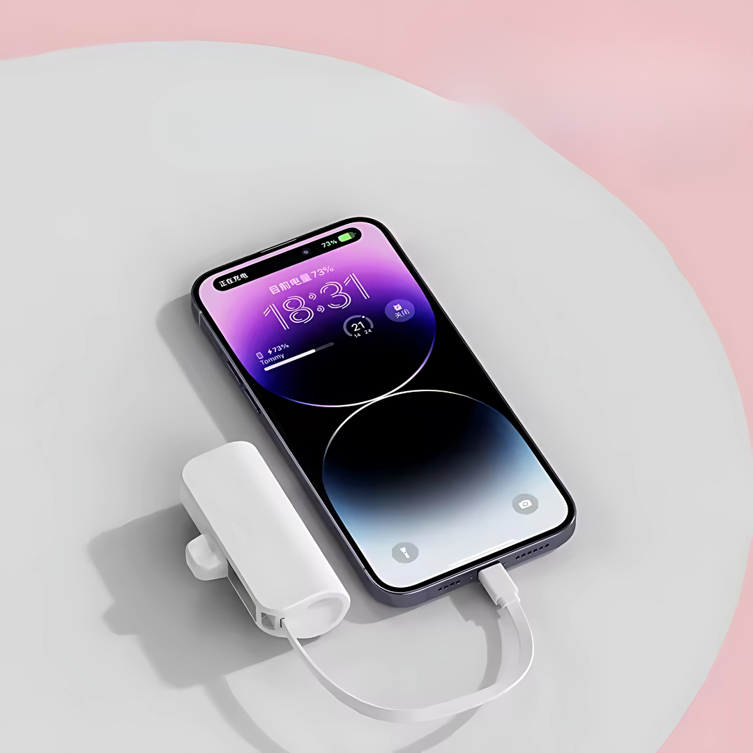 Mini Cargador Portátil – Carga rápida al instante, sin cables ni enredos