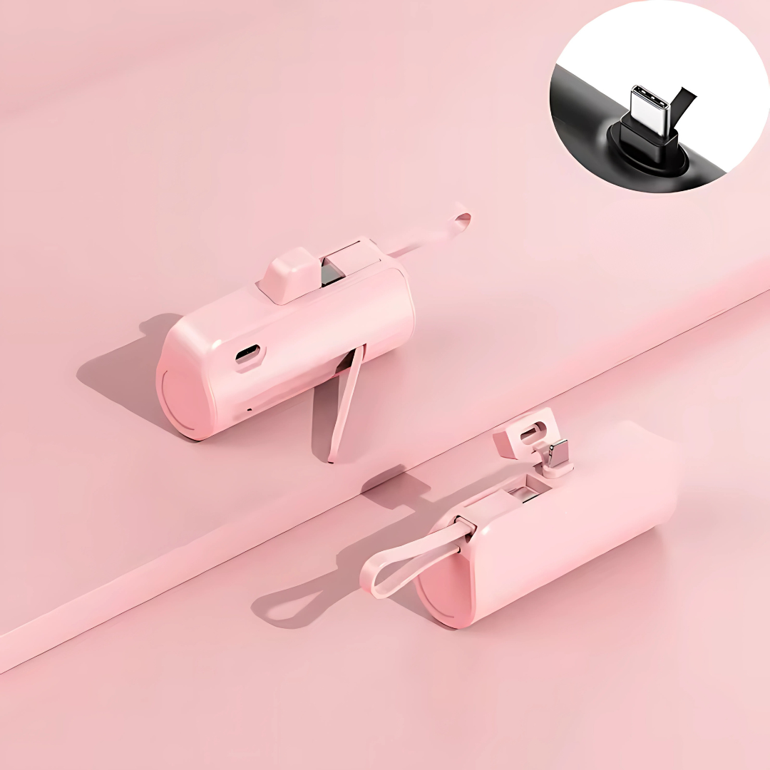 Mini Cargador Portátil – Carga rápida al instante, sin cables ni enredos