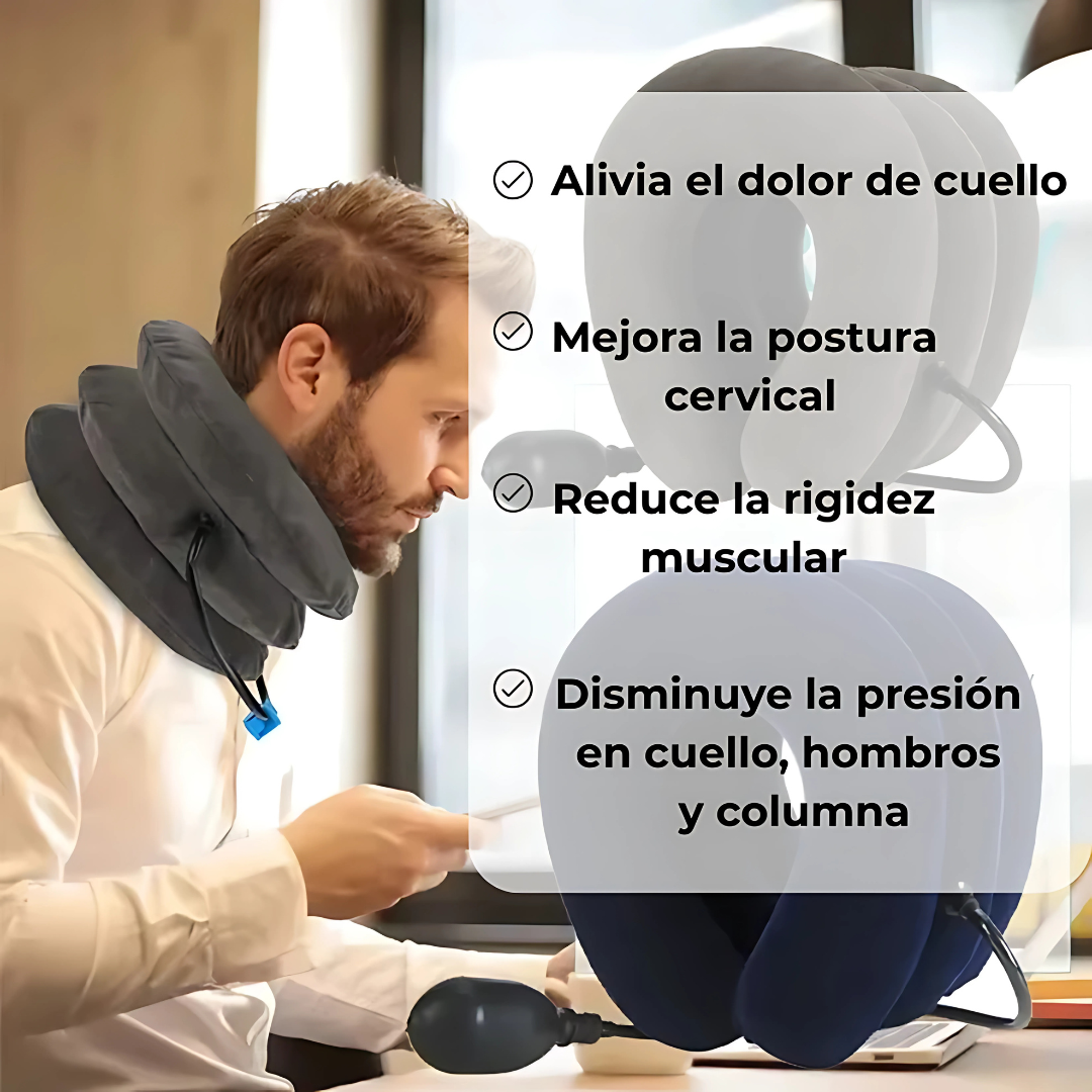 Cojín CerviCalm™ - Alivia la presión en tu cuello en minutos: relájate en casa o donde estés.