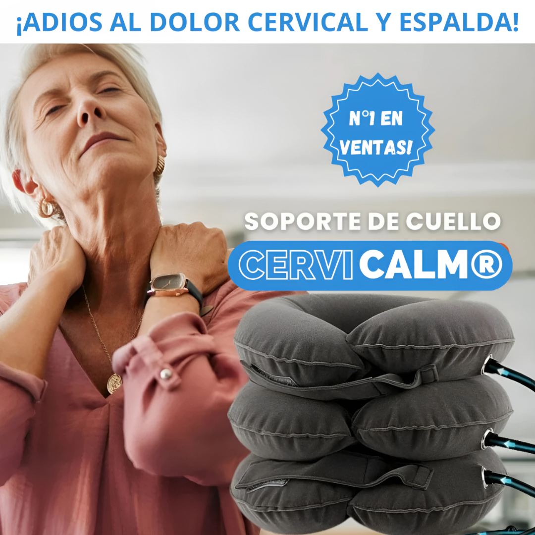 Cojín CerviCalm™ - Alivia la presión en tu cuello en minutos: relájate en casa o donde estés.