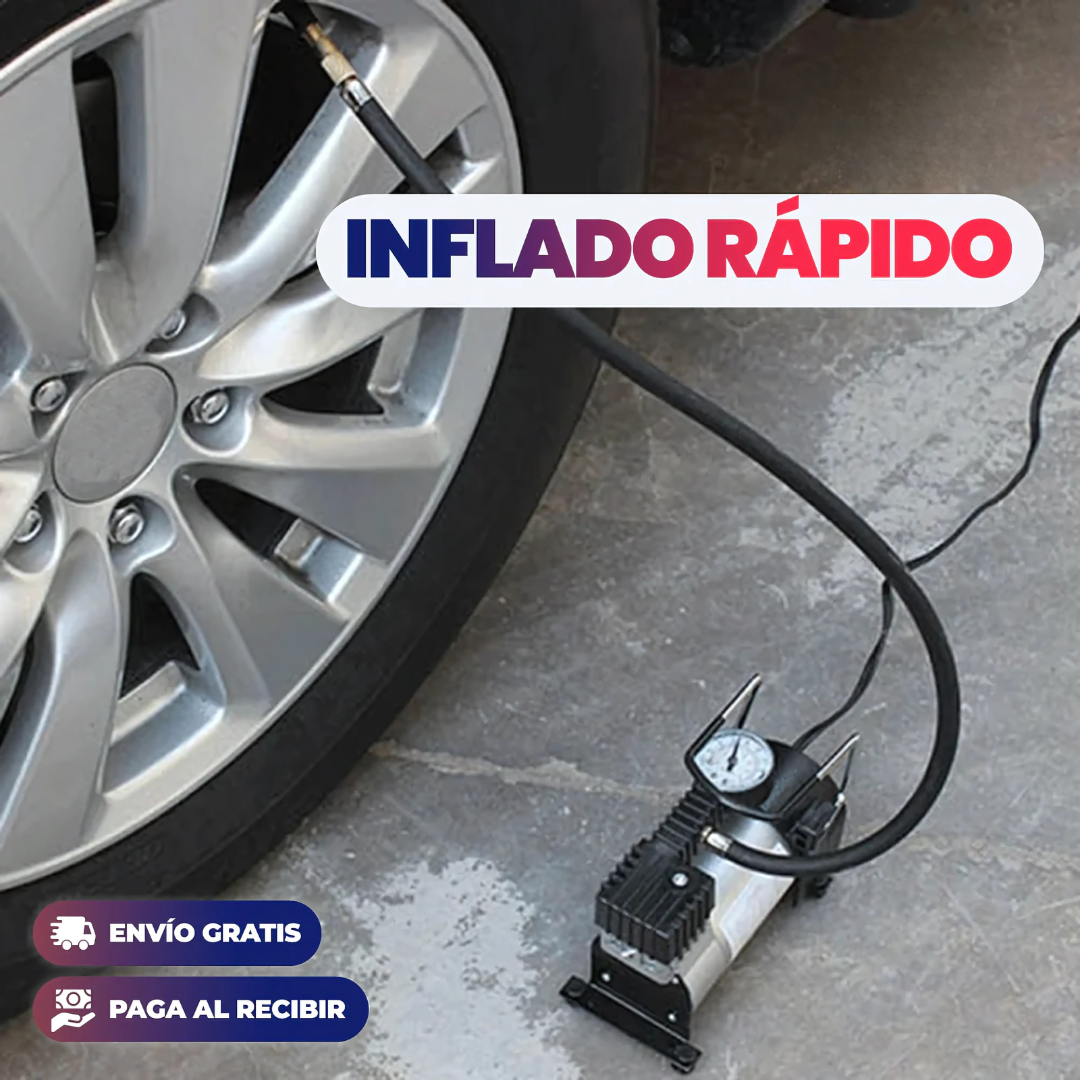 Compresor AirFlex Pump - Inflado veloz para tu vehículo o juego, dondequiera que vayas.