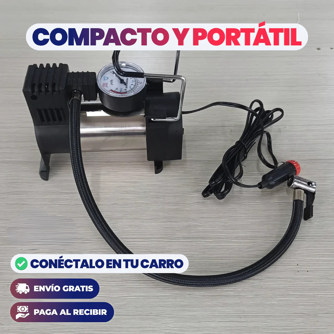 Compresor AirFlex Pump - Inflado veloz para tu vehículo o juego, dondequiera que vayas.