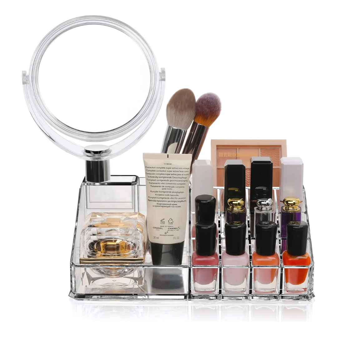 Cosmetiquera BeautyStack - Tu universo de belleza, perfectamente organizado.