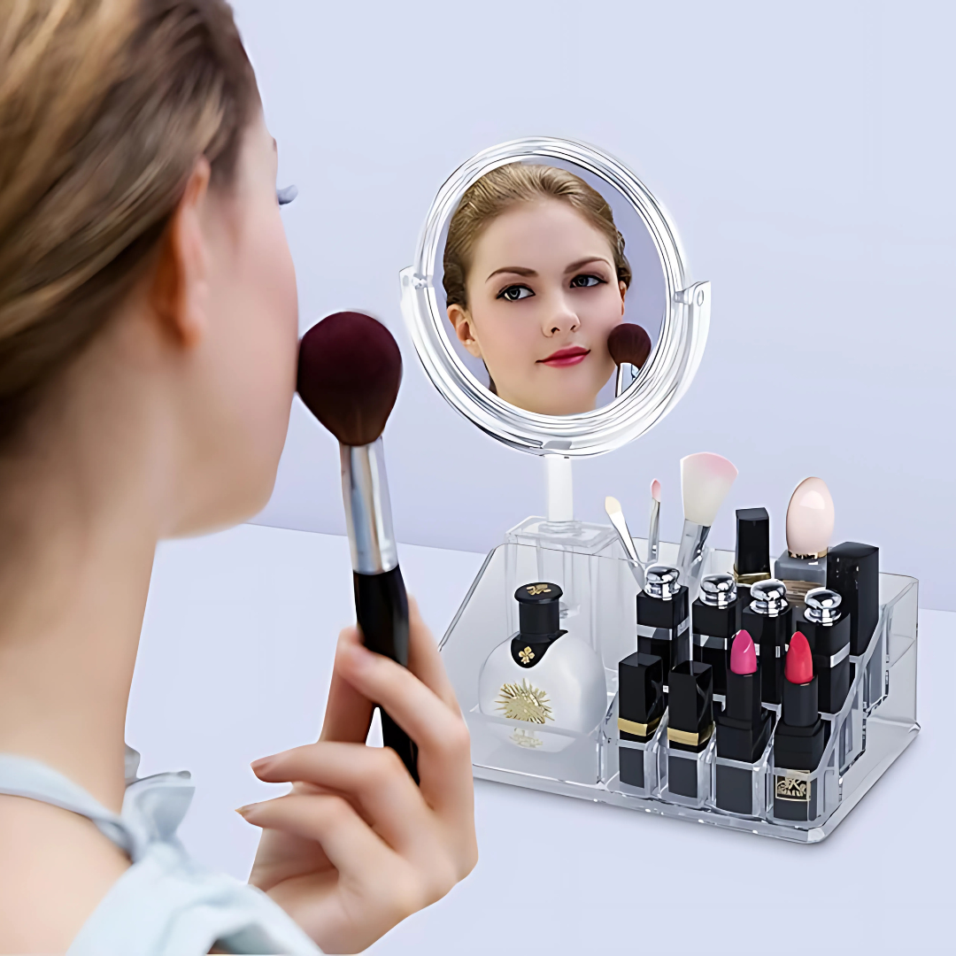Cosmetiquera BeautyStack - Tu universo de belleza, perfectamente organizado.