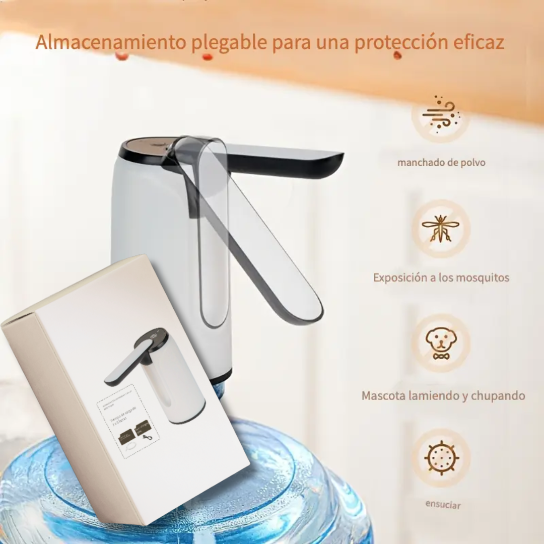 Dispensador EasyPump – Presiona, bebe y disfruta sin complicaciones.