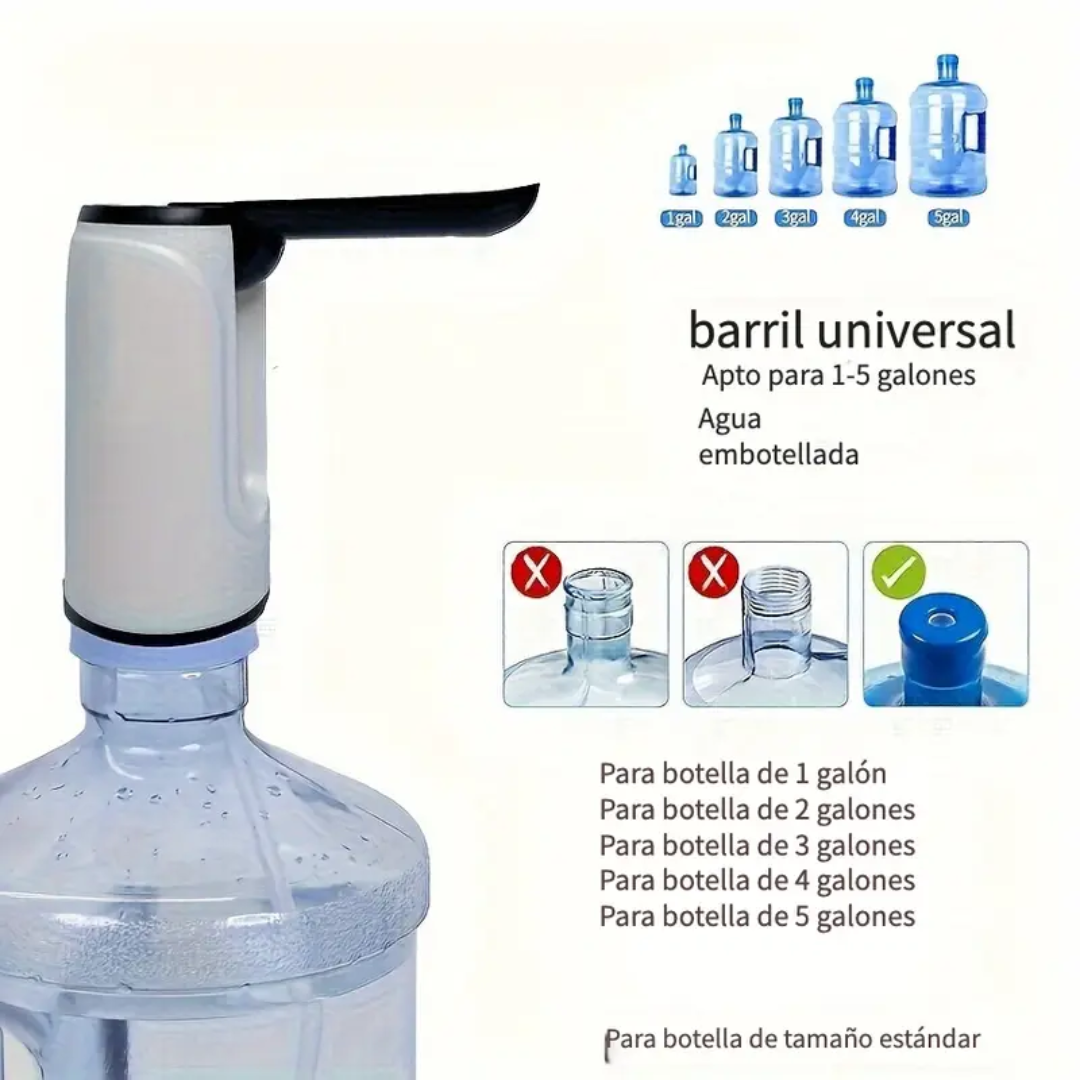 Dispensador EasyPump – Presiona, bebe y disfruta sin complicaciones.