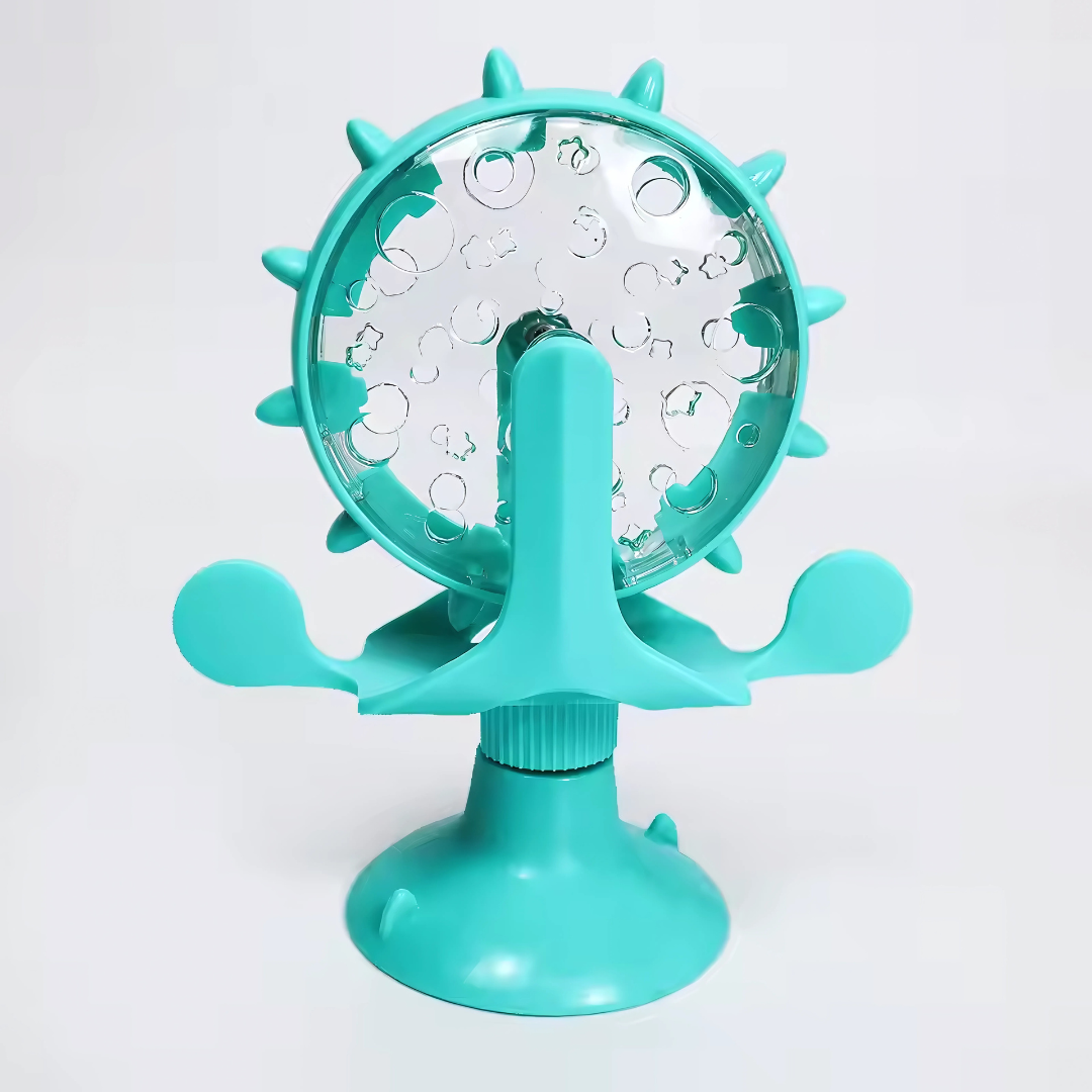 Dispensador SnackSpin - Gira y alimenta: mantén a tu mascota entretenida mientras come.
