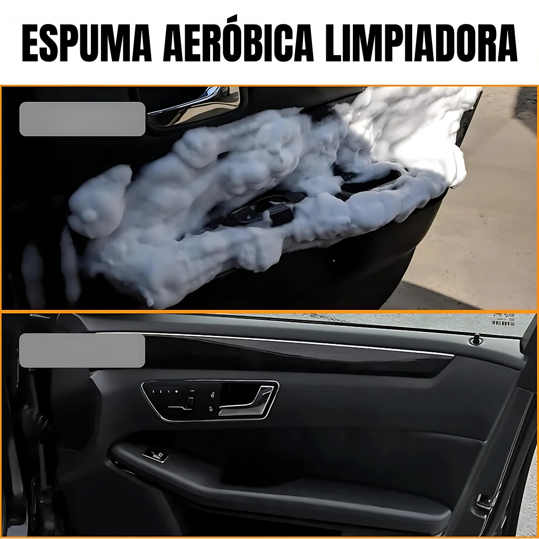 Espuma Limpiadora UltraShine Interior Pro - Recupera el brillo original de tu vehículo. Interiores impecables sin esfuerzo.