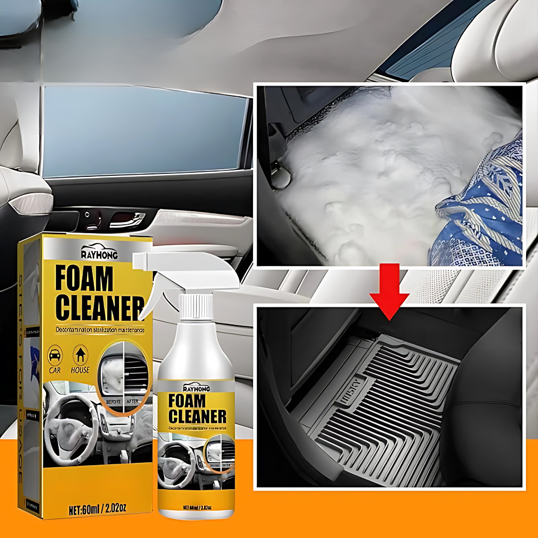 Espuma Limpiadora UltraShine Interior Pro - Recupera el brillo original de tu vehículo. Interiores impecables sin esfuerzo.