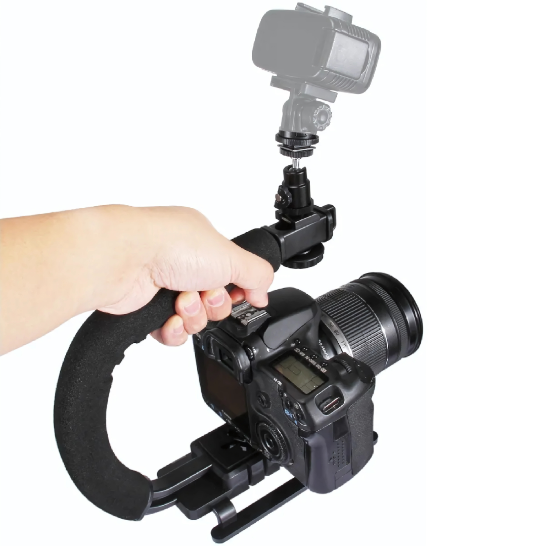 Estabilizador de Cámara SteadyGrip - Captura momentos perfectos sin temblores, porque tus recuerdos merecen claridad