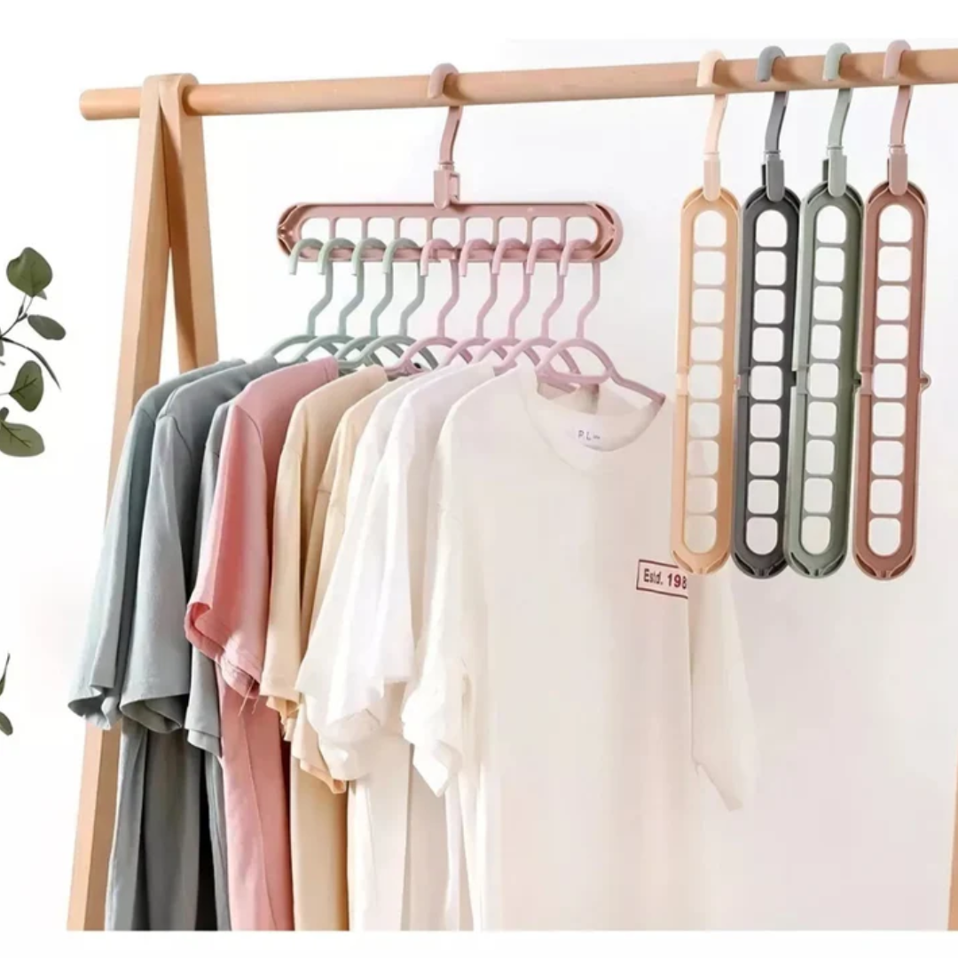 Percha HangMaster (Paquete x5 Unds.) - Menos caos, más claridad: la solución inteligente para tu ropa.
