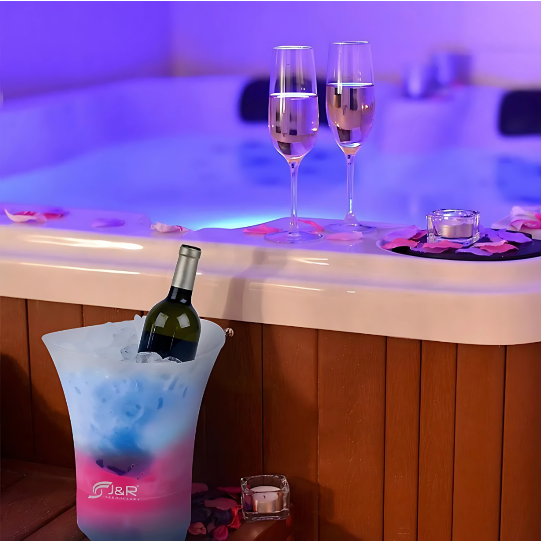 Hielera Parlante FrostVibe™ Bucket - nfría tus cervezas y enciende la fiesta: todo en un solo balde.