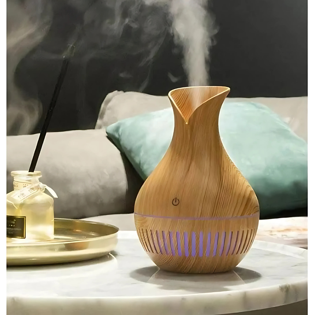 Humidificador BreezeGlow™ - Humidifica, decora y relájate: todo en una elegante jarrita.