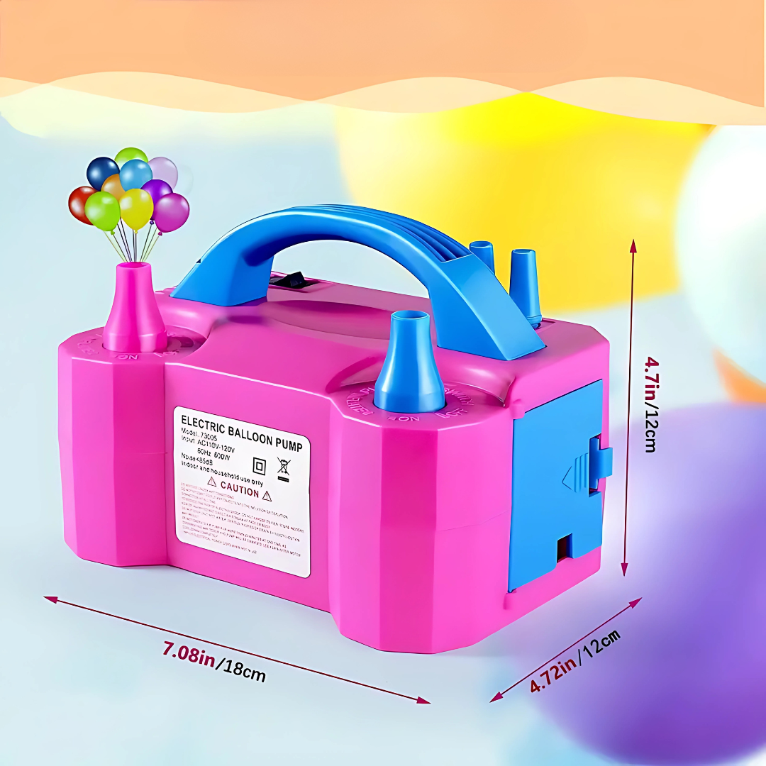 Inflador Automático PartyPuff - ¡Infla tus globos en segundos y ahorra tiempo para disfrutar la fiesta!