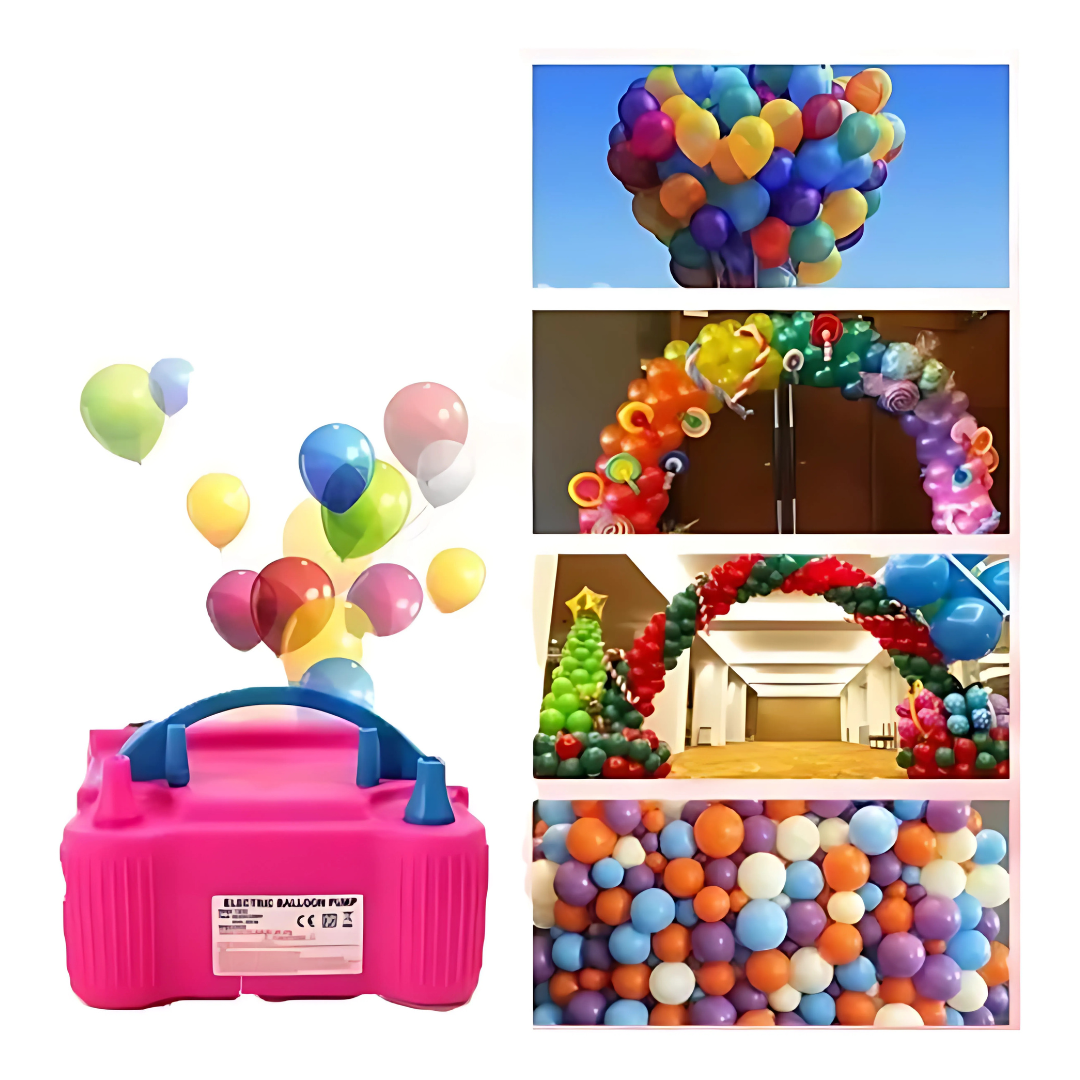 Inflador Automático PartyPuff - ¡Infla tus globos en segundos y ahorra tiempo para disfrutar la fiesta!