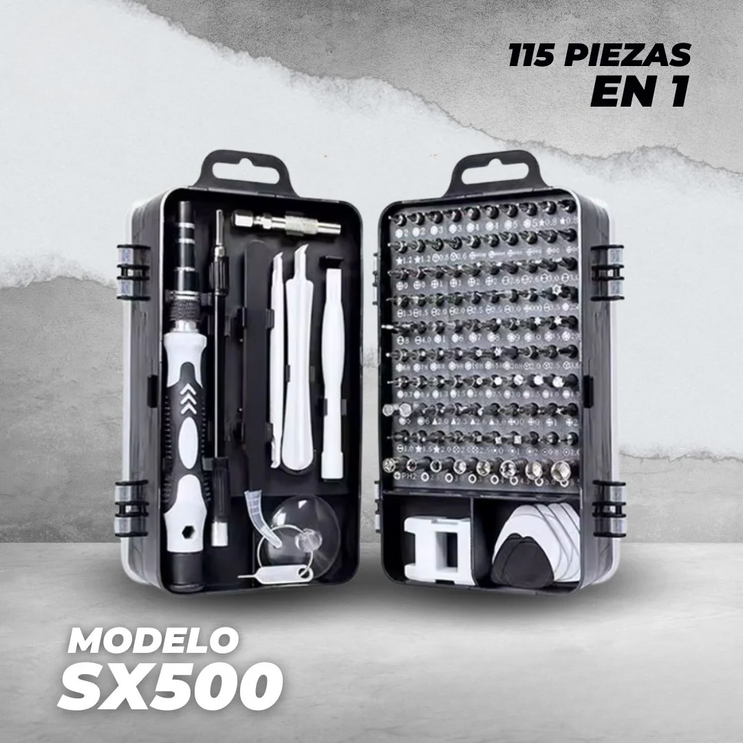 Kit 115 Piezas FixMaster Pro - Pequeño en tamaño, enorme en soluciones.