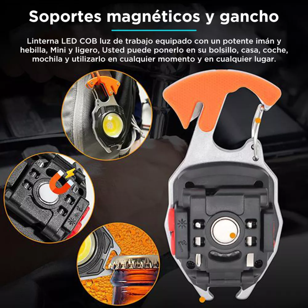 Linterna MultiBolt - Tu caja de herramientas en forma de llavero.