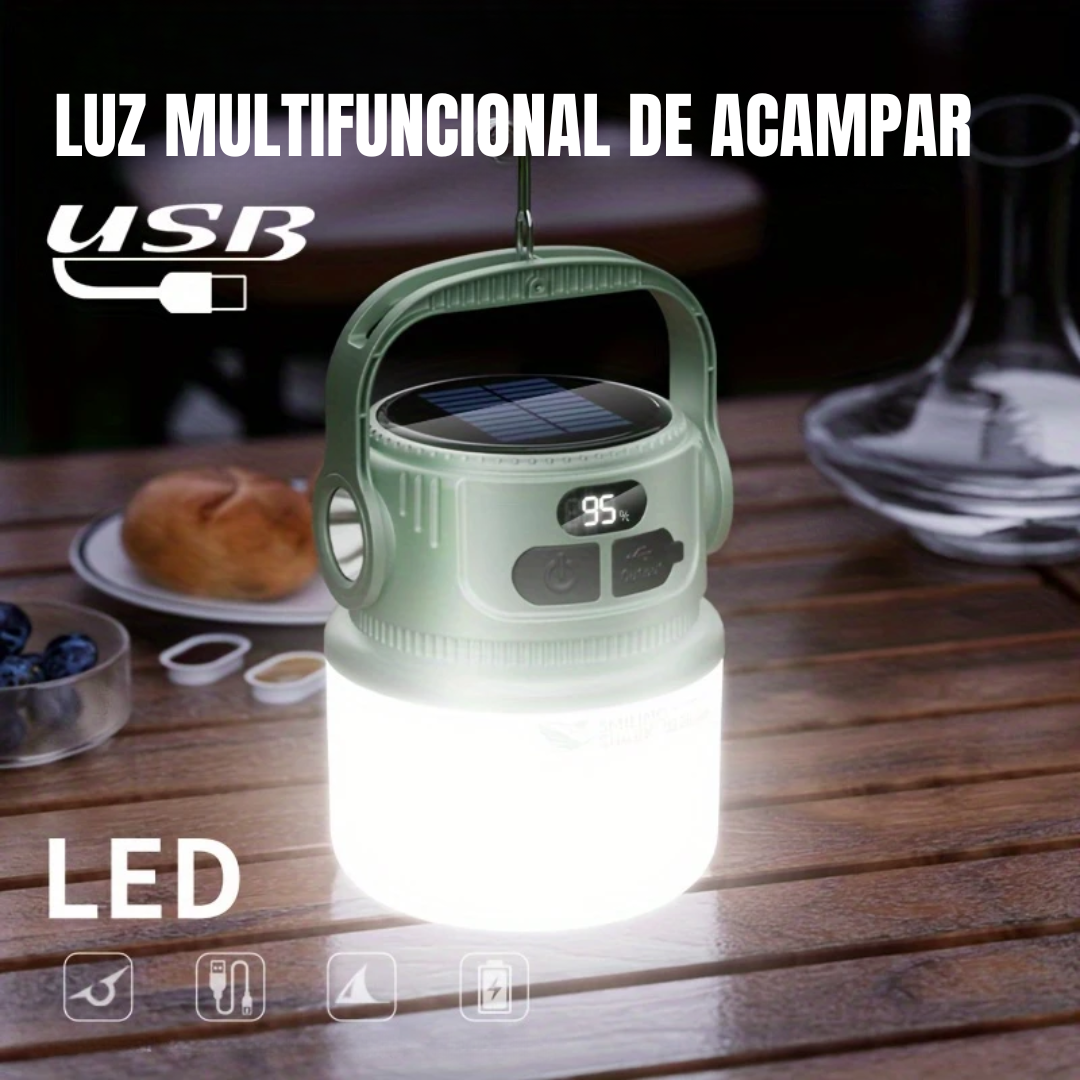 Linterna SolarGuard 360 - Ilumina cualquier rincón, donde sea que vayas.