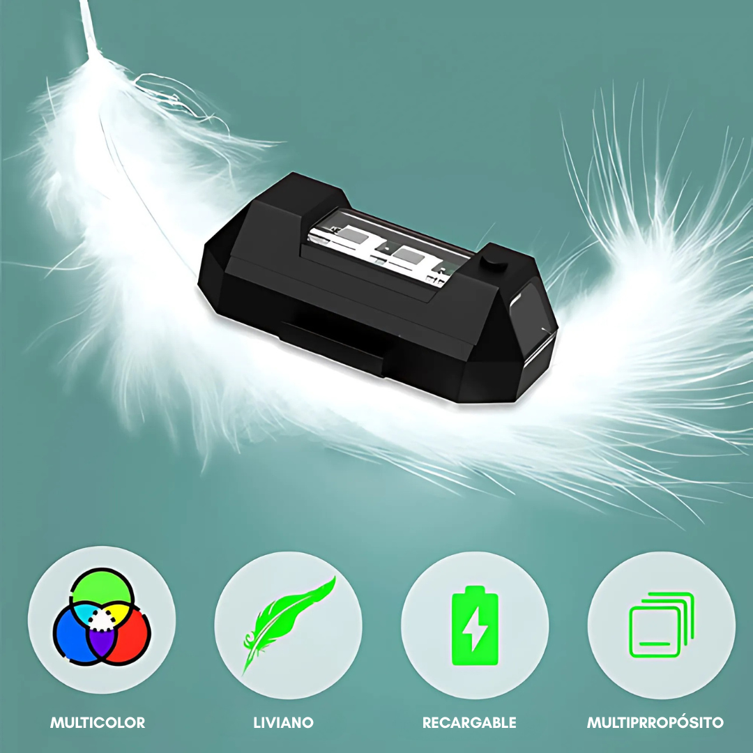 MINI LUZ LED PACKx4 – Iluminación potente, estilo único y visibilidad en cada recorrido