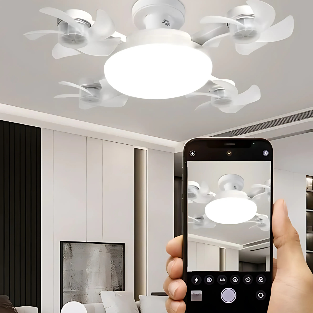 Ventilador LED AeroLux - Ambientes frescos y bien iluminados para cada momento del día.