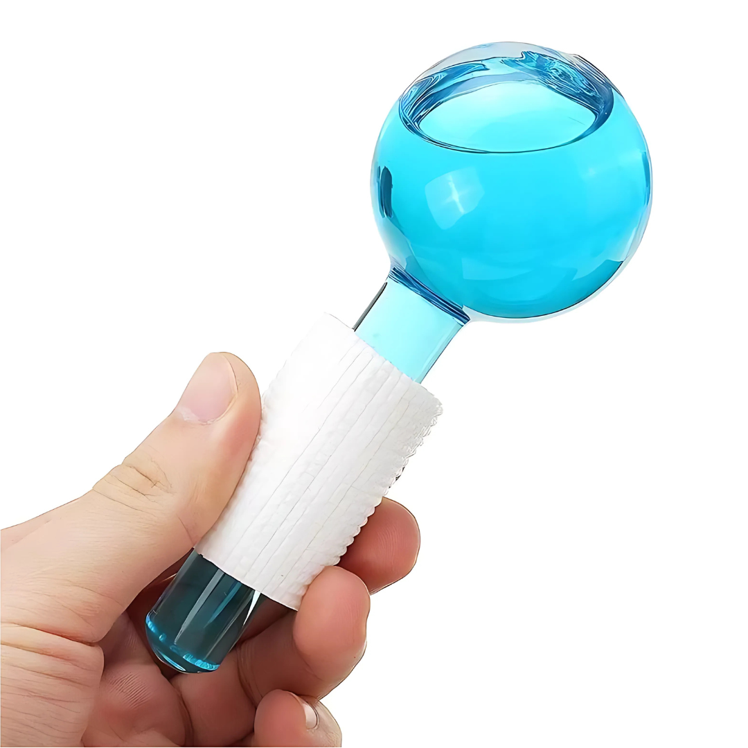 Masajeador IceBloom - Reduce la hinchazón y dile adiós a las ojeras en minutos.