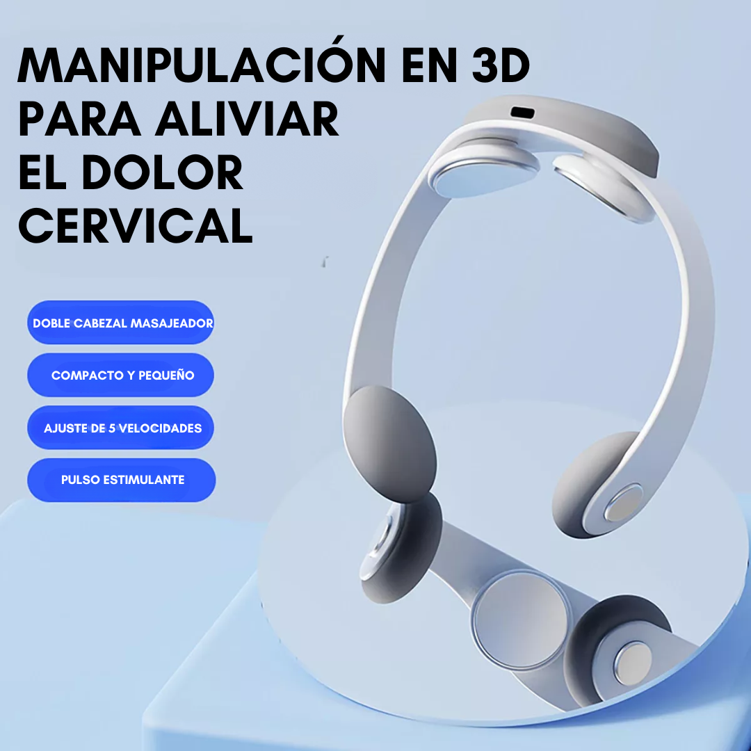 Masajeador FlexiNeck 360 - Alivia el dolor cervical y recupera tu bienestar cada día.