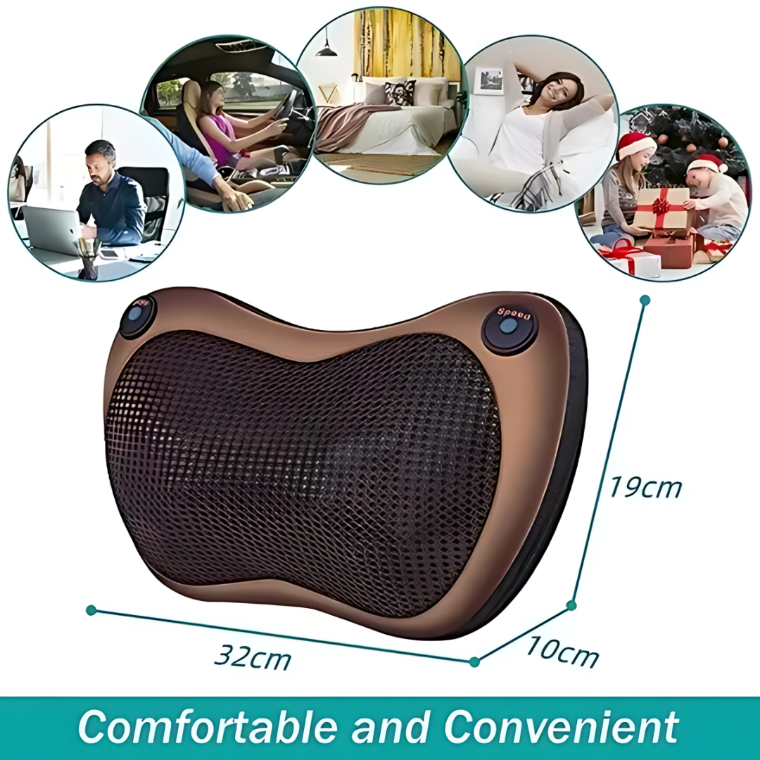 Masajeador de Cuello ComfortPulse - Tu terapista personal, donde y cuando lo necesites.