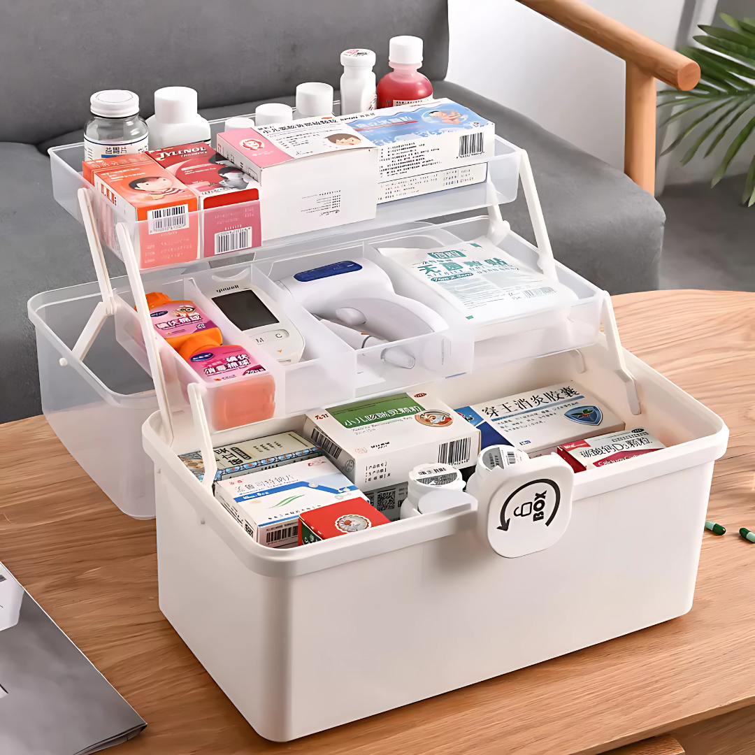 Organizadora FirstAid Vault - Tu centro de salud personal, organizado y al alcance.