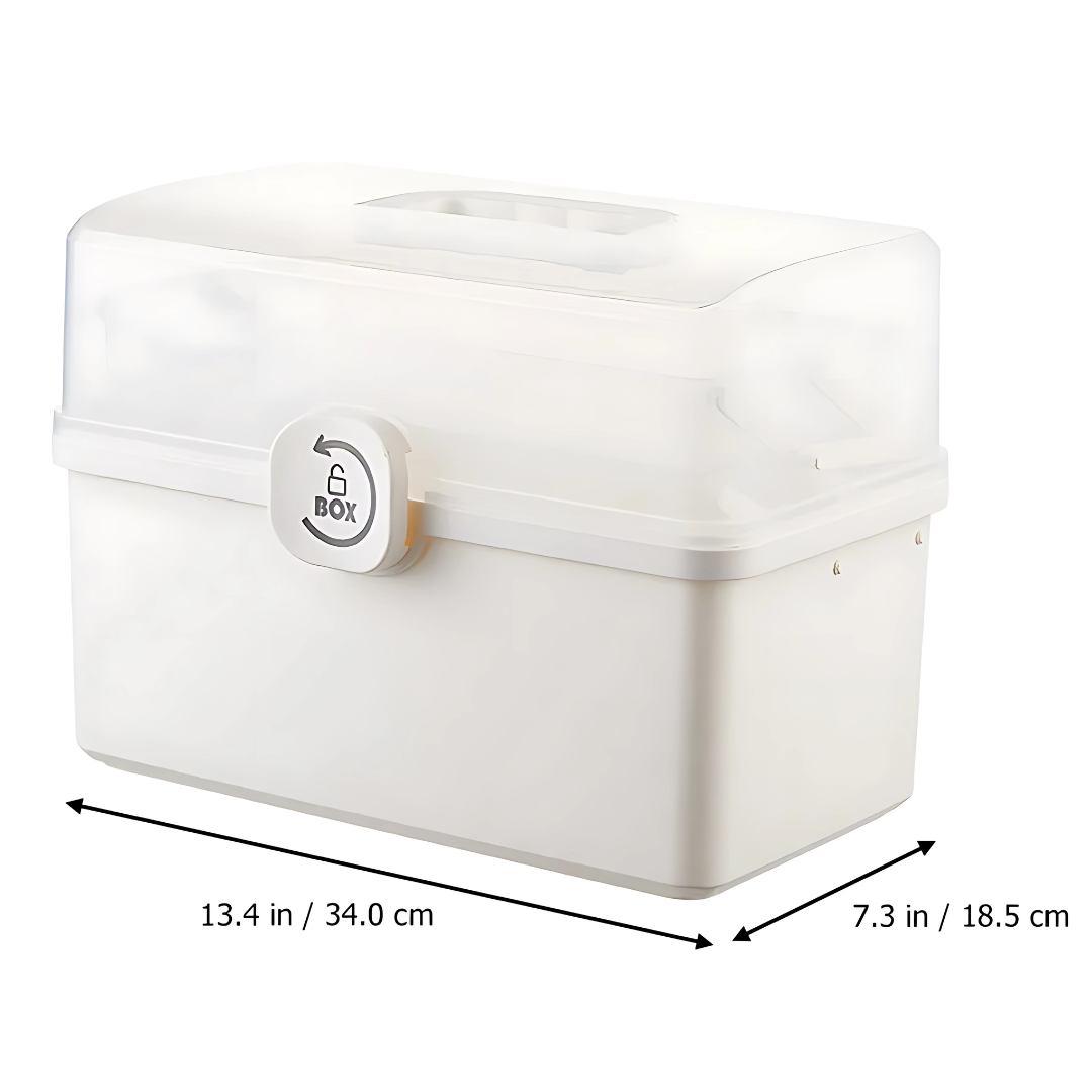 Organizadora FirstAid Vault - Tu centro de salud personal, organizado y al alcance.