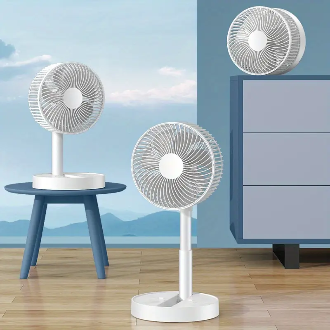 FoldCool - El ventilador que también sostiene tus momentos.