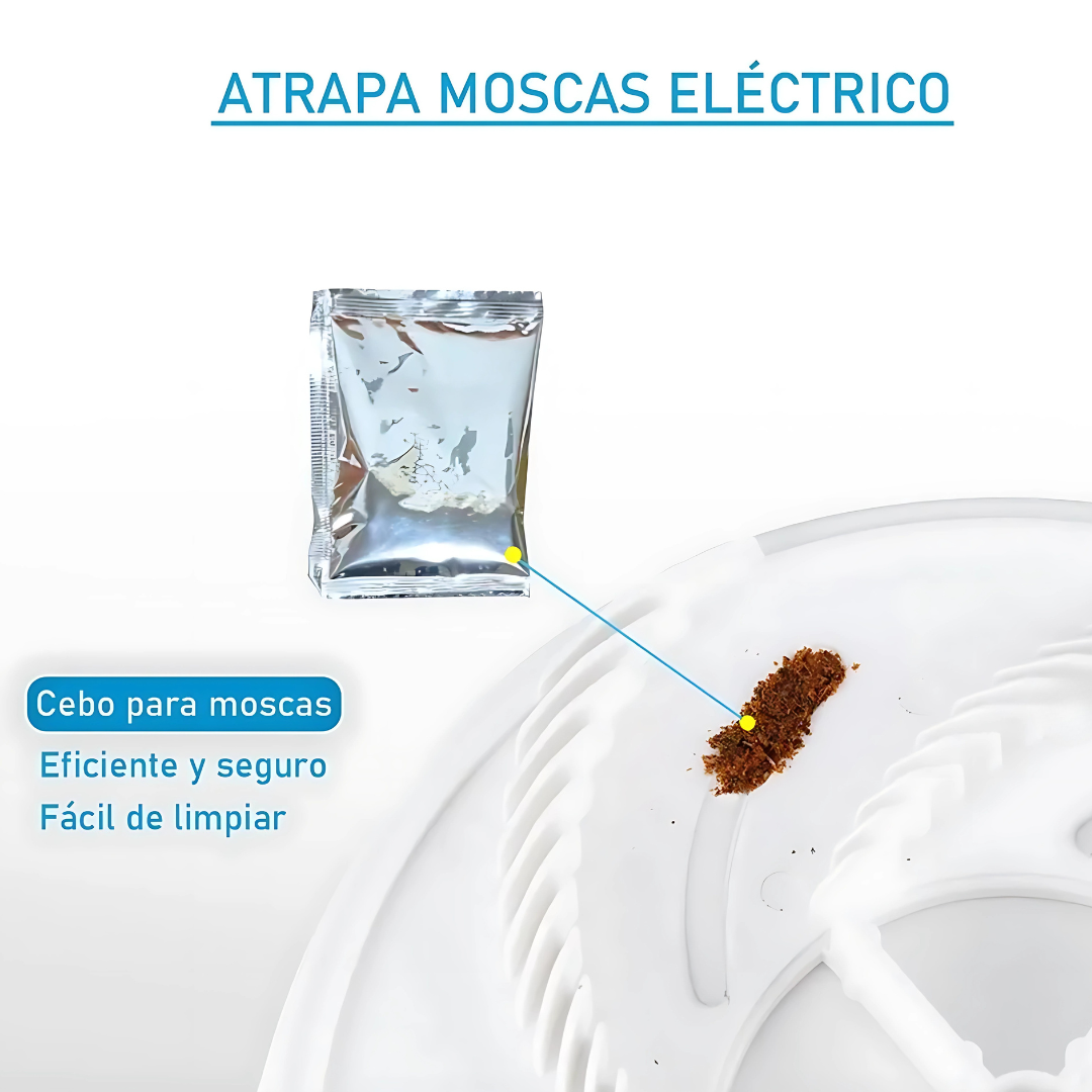Atrapa-Moscas EcoCatch - Atrapa moscas sin ruido, sin químicos y sin complicaciones.