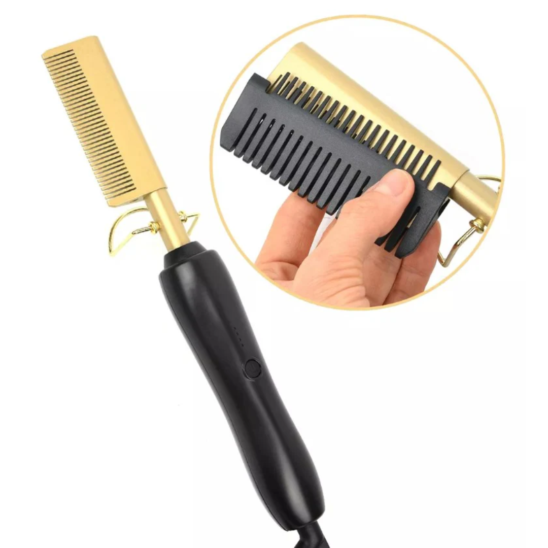 Peine CeramiBrush Pro – Peina, alisa y cuida tu cabello sin esfuerzo.