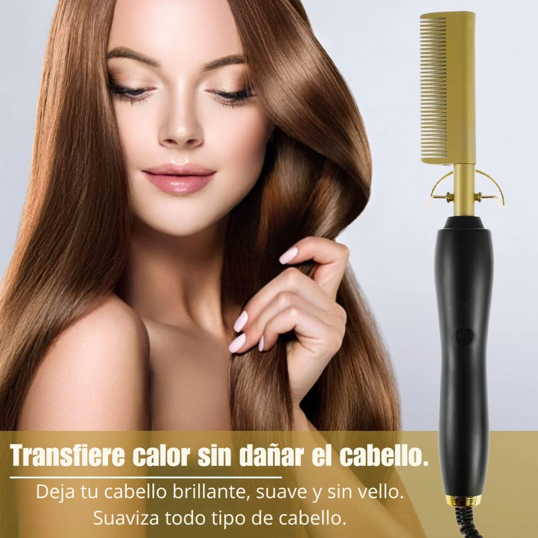 Peine CeramiBrush Pro – Peina, alisa y cuida tu cabello sin esfuerzo.