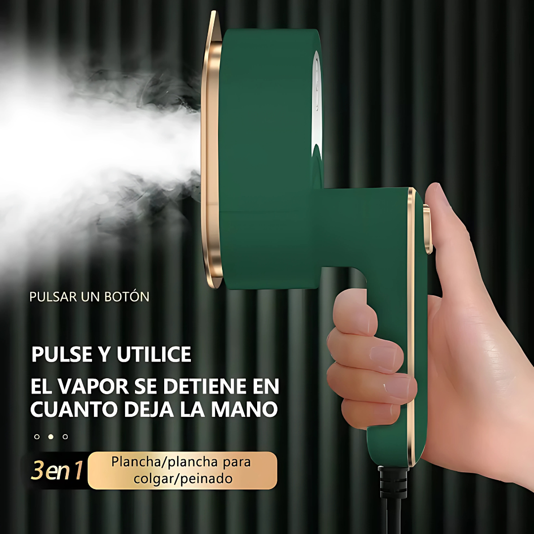 Plancha a Vapor JetPress Pocket - Potencia de planchado profesional en la palma de tu mano.