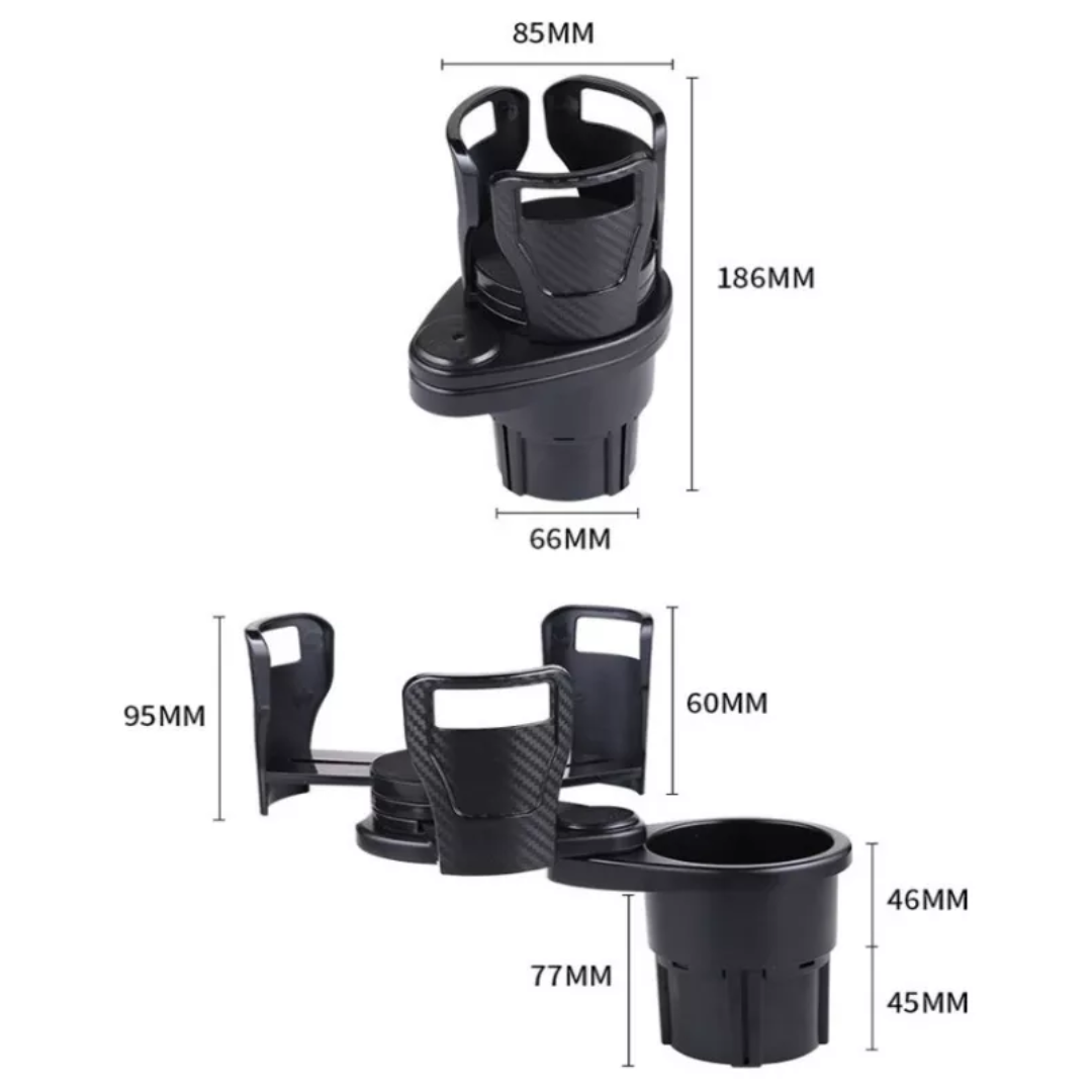 Portavasos MaxMount X - Ajusta, gira y expande.