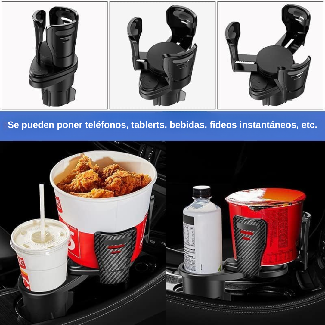 Portavasos MaxMount X - Ajusta, gira y expande.