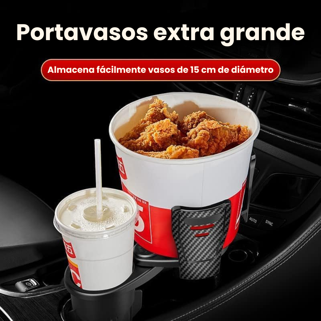 Portavasos MaxMount X - Ajusta, gira y expande.