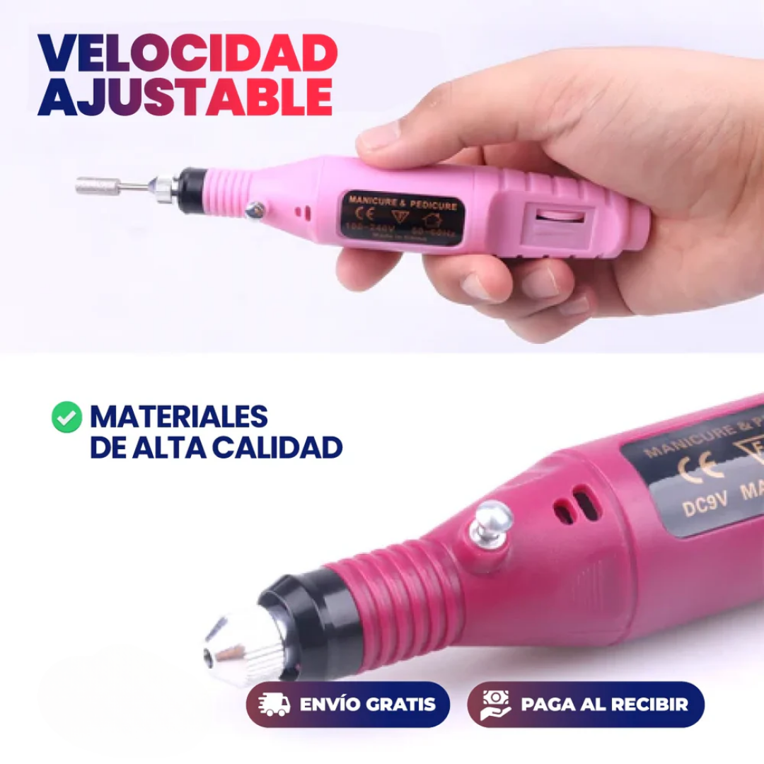 Pulidor ShineCraft Mini - Uñas suaves, sin esfuerzo