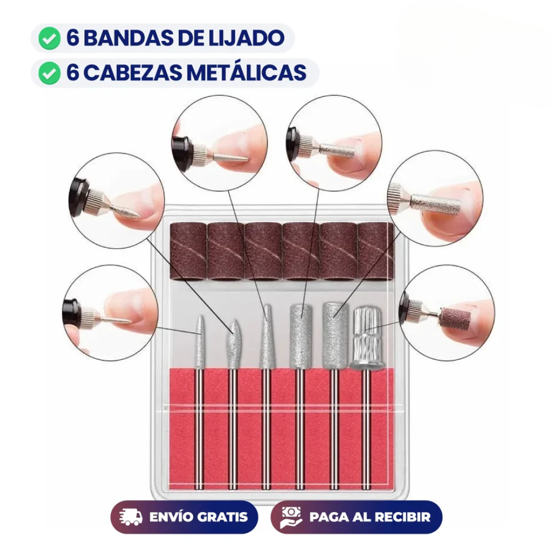 Pulidor ShineCraft Mini - Uñas suaves, sin esfuerzo
