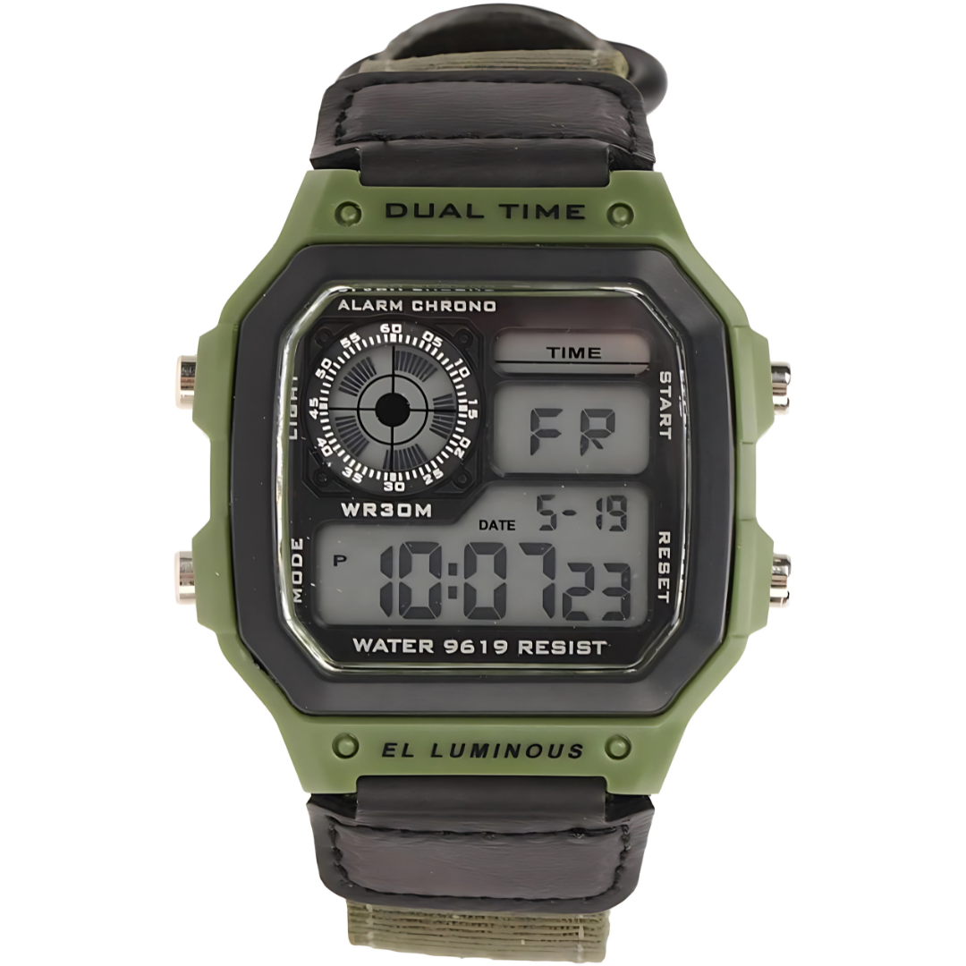 Reloj Militar Táctico - Diseñado para resistir golpes y agua: el reloj que te sigue el ritmo sin rendirse.