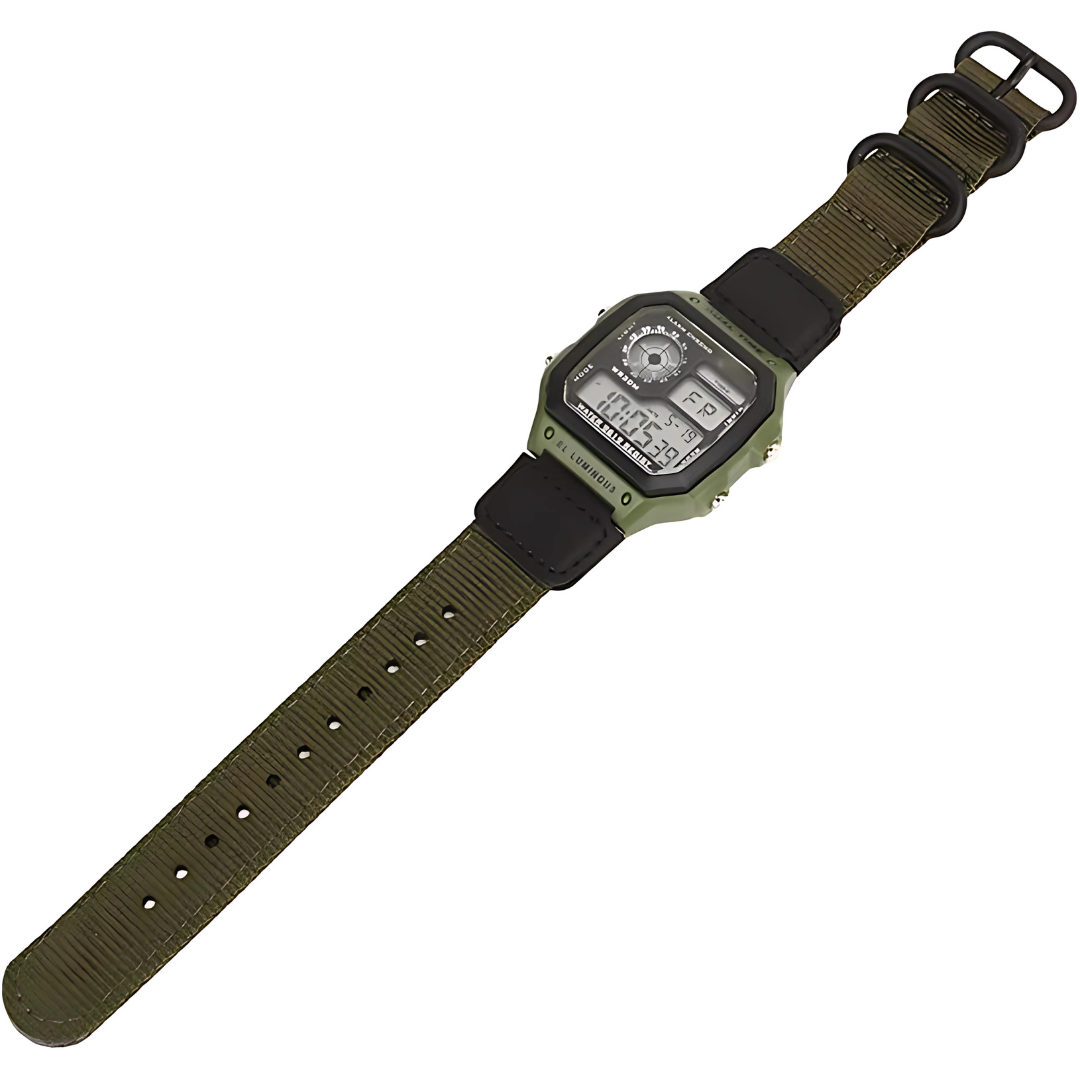 Reloj Militar Táctico - Diseñado para resistir golpes y agua: el reloj que te sigue el ritmo sin rendirse.