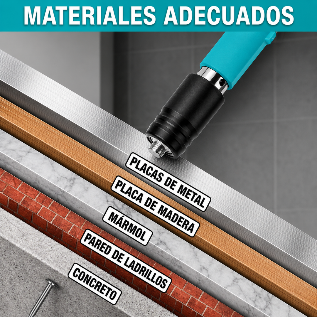 PISTOLA REMACHADORA PROFESIONAL CON KIT COMPLETO – Herramientas listas para trabajar mejor