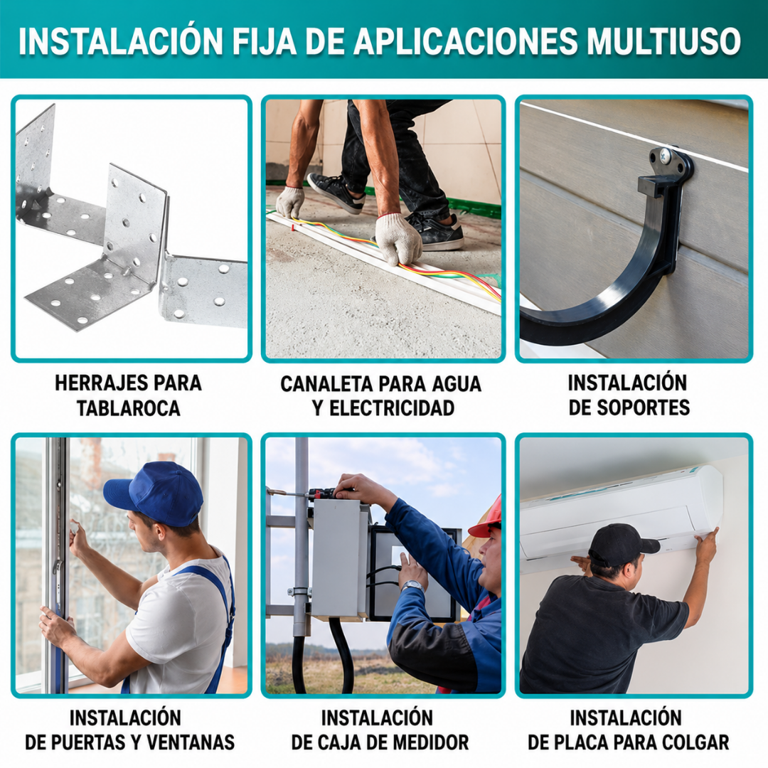 PISTOLA REMACHADORA PROFESIONAL CON KIT COMPLETO – Herramientas listas para trabajar mejor