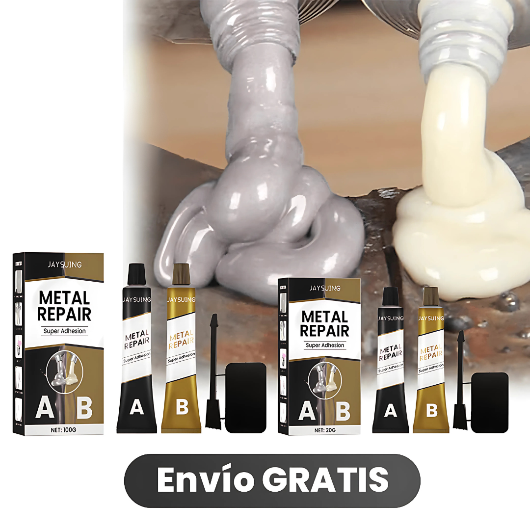 Kit Repara Metal TitanBond - Para uniones metálicas firmes, sin filtraciones ni fallas.