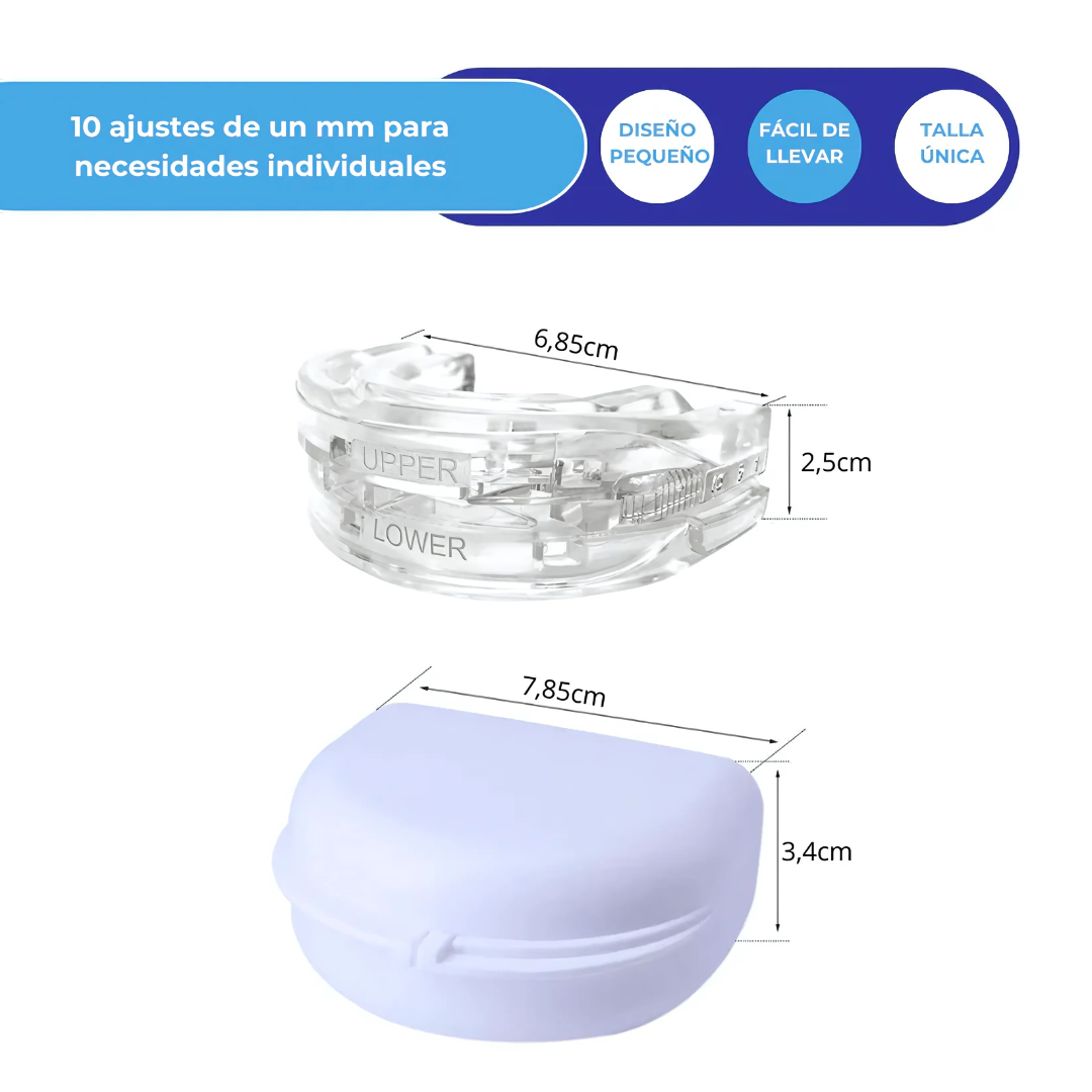 Dientes SilentGuard - Tu escudo contra los ronquidos y el bruxismo.