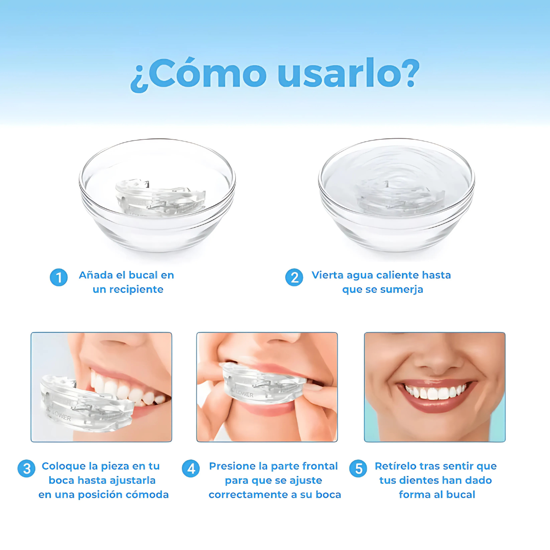 Dientes SilentGuard - Tu escudo contra los ronquidos y el bruxismo.