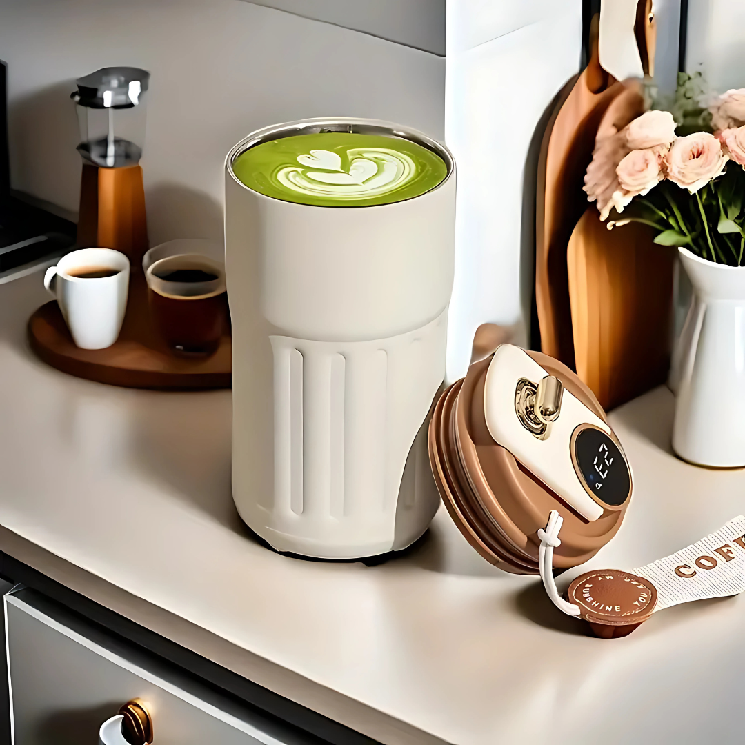 Taza con sensor ThermoPulse™ - Controla el calor de tu café, saborea cada instante como debe ser.