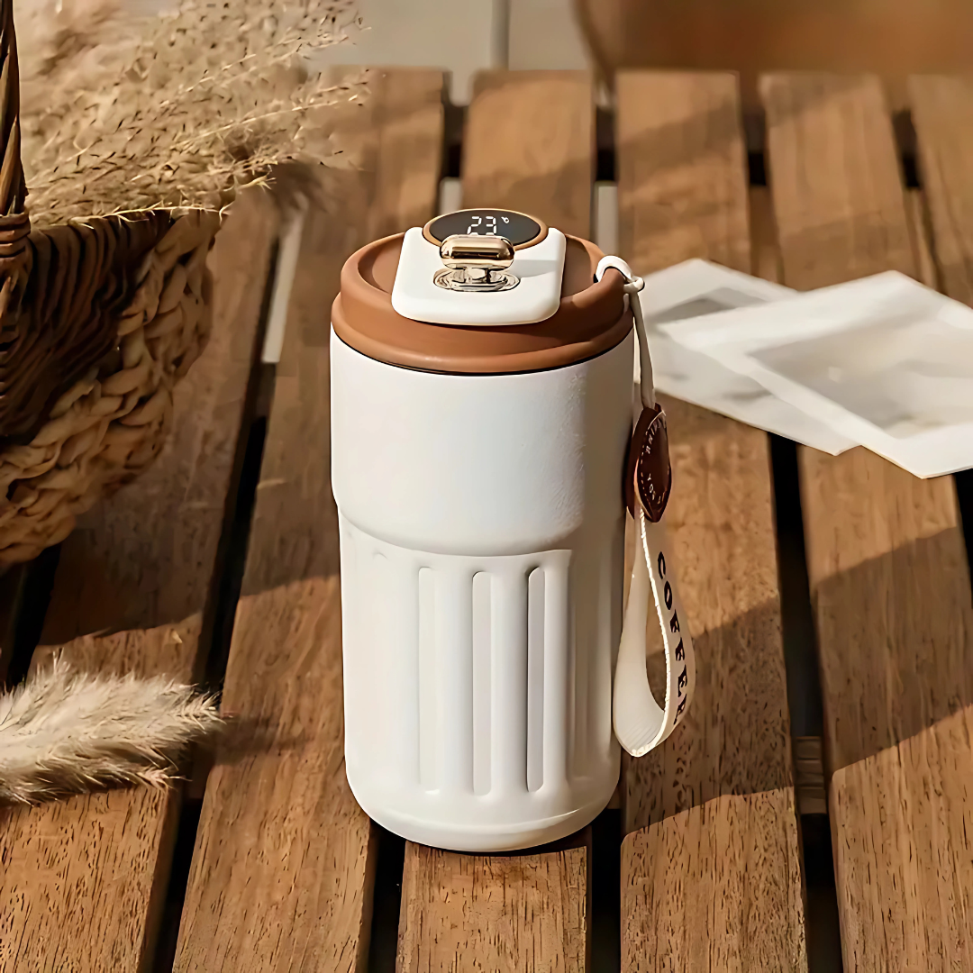 Taza con sensor ThermoPulse™ - Controla el calor de tu café, saborea cada instante como debe ser.