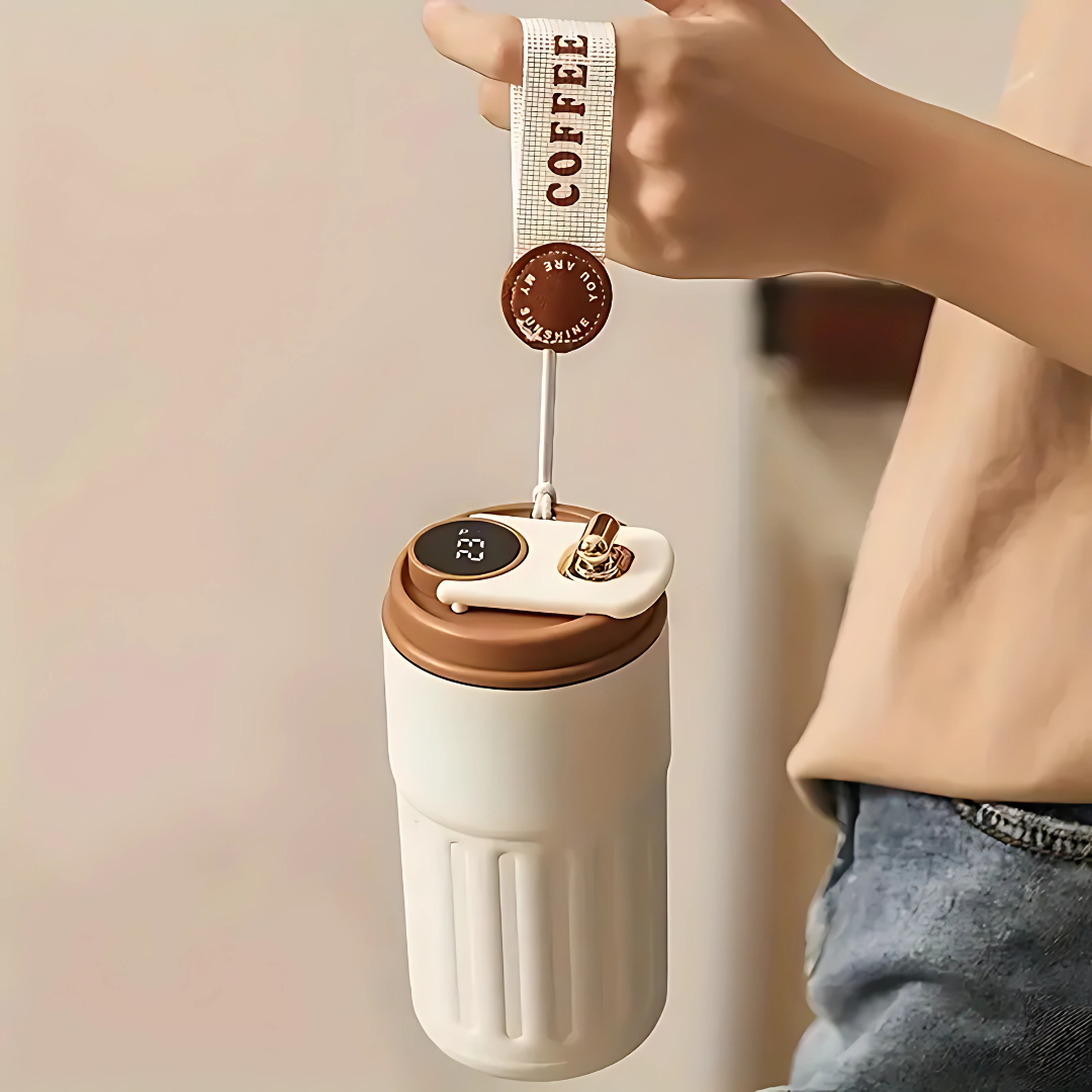 Taza con sensor ThermoPulse™ - Controla el calor de tu café, saborea cada instante como debe ser.